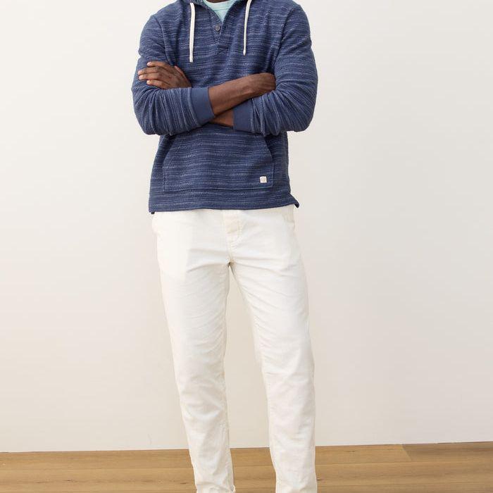 Portola Beach Hoodie | Navy Stripe