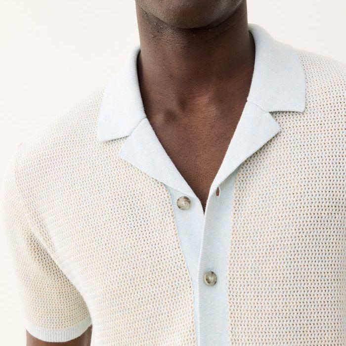 Asher Sweater Resort Shirt | Light Aqua