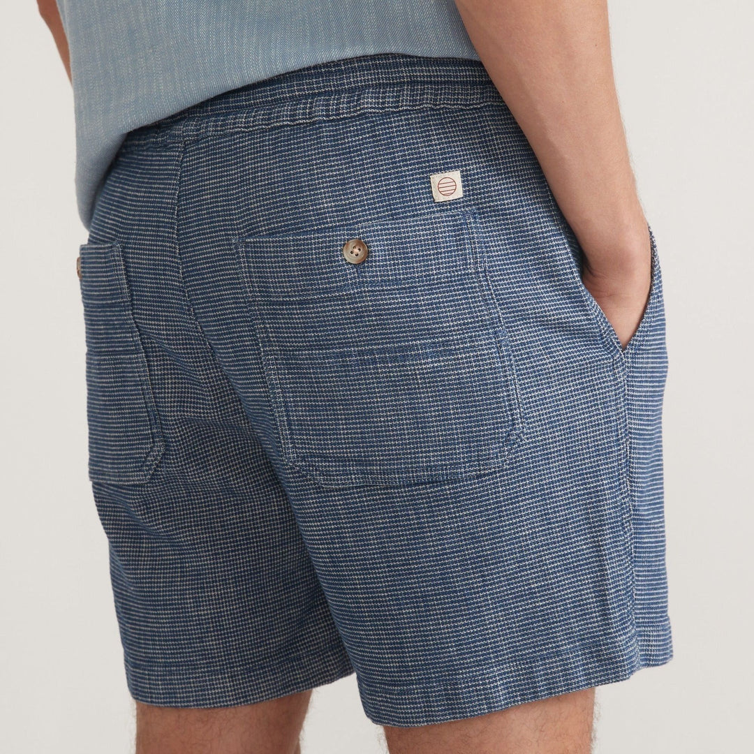 6" Saturday Beach Short | Navy Texture