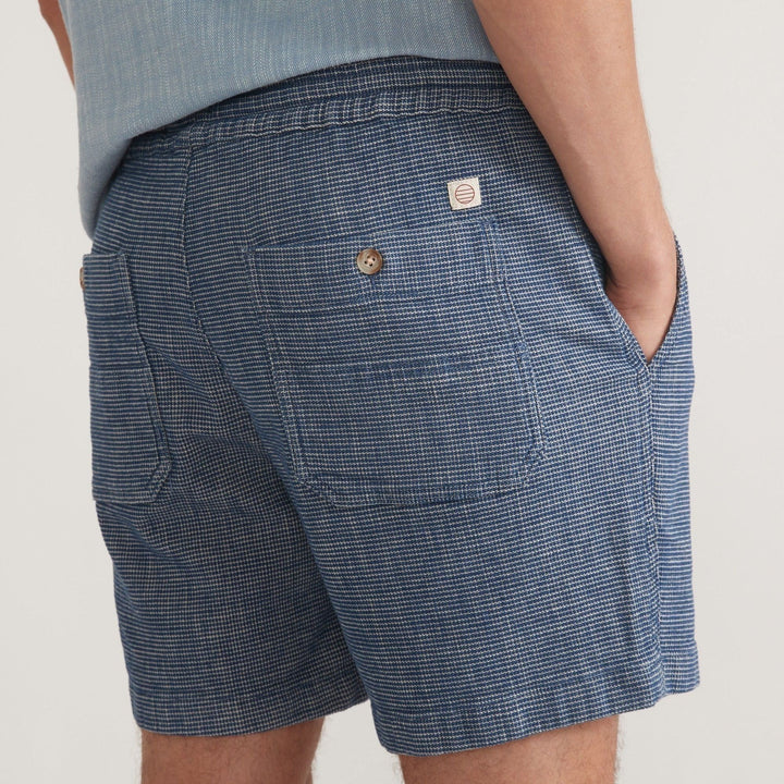 6" Saturday Beach Short | Navy Texture