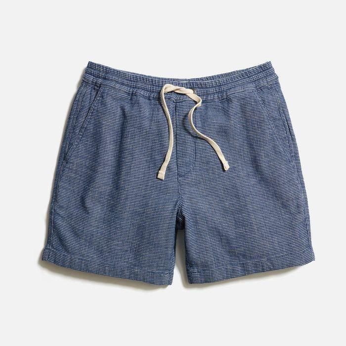 6" Saturday Beach Short | Navy Texture
