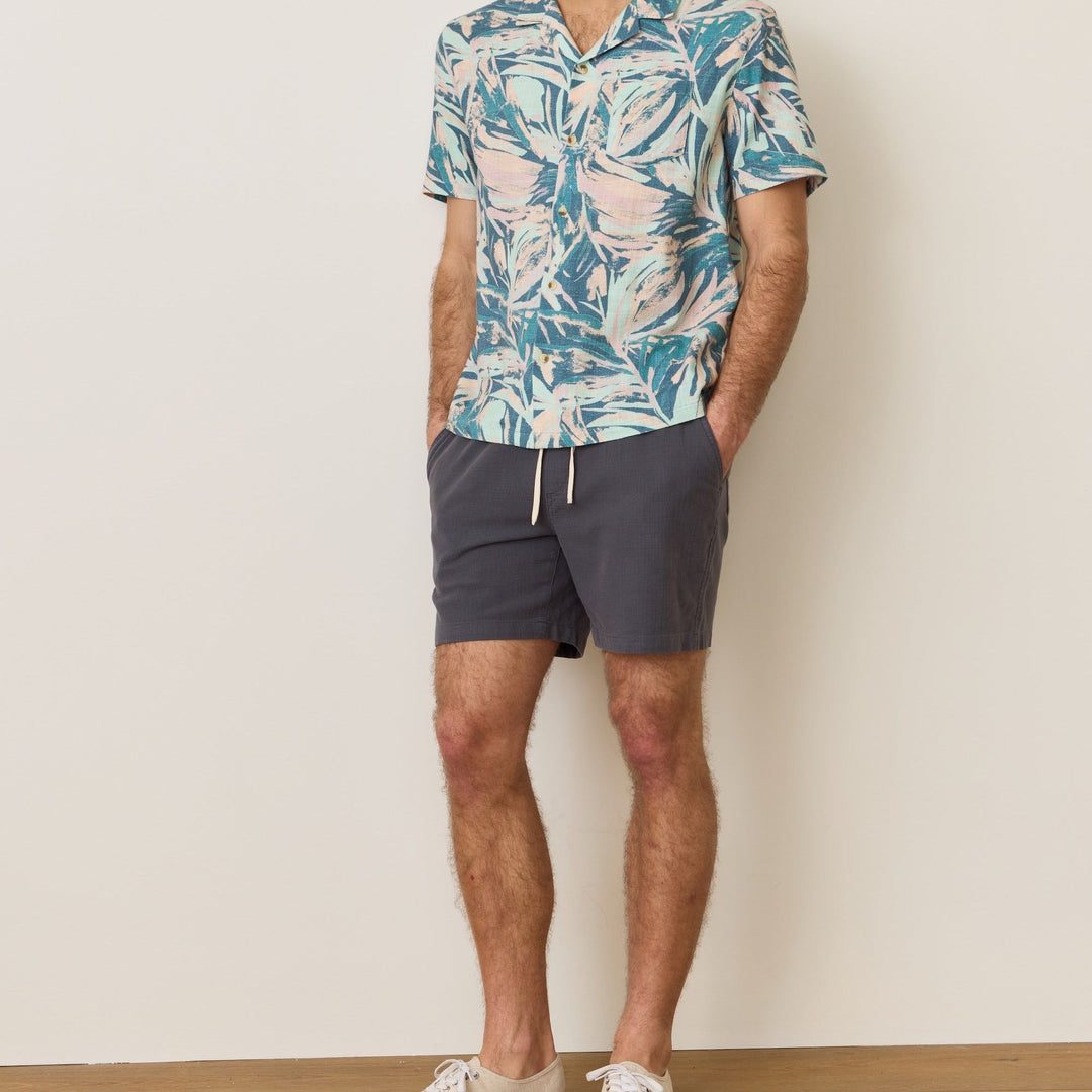 Stretch Resort Shirt | Abstract Palm