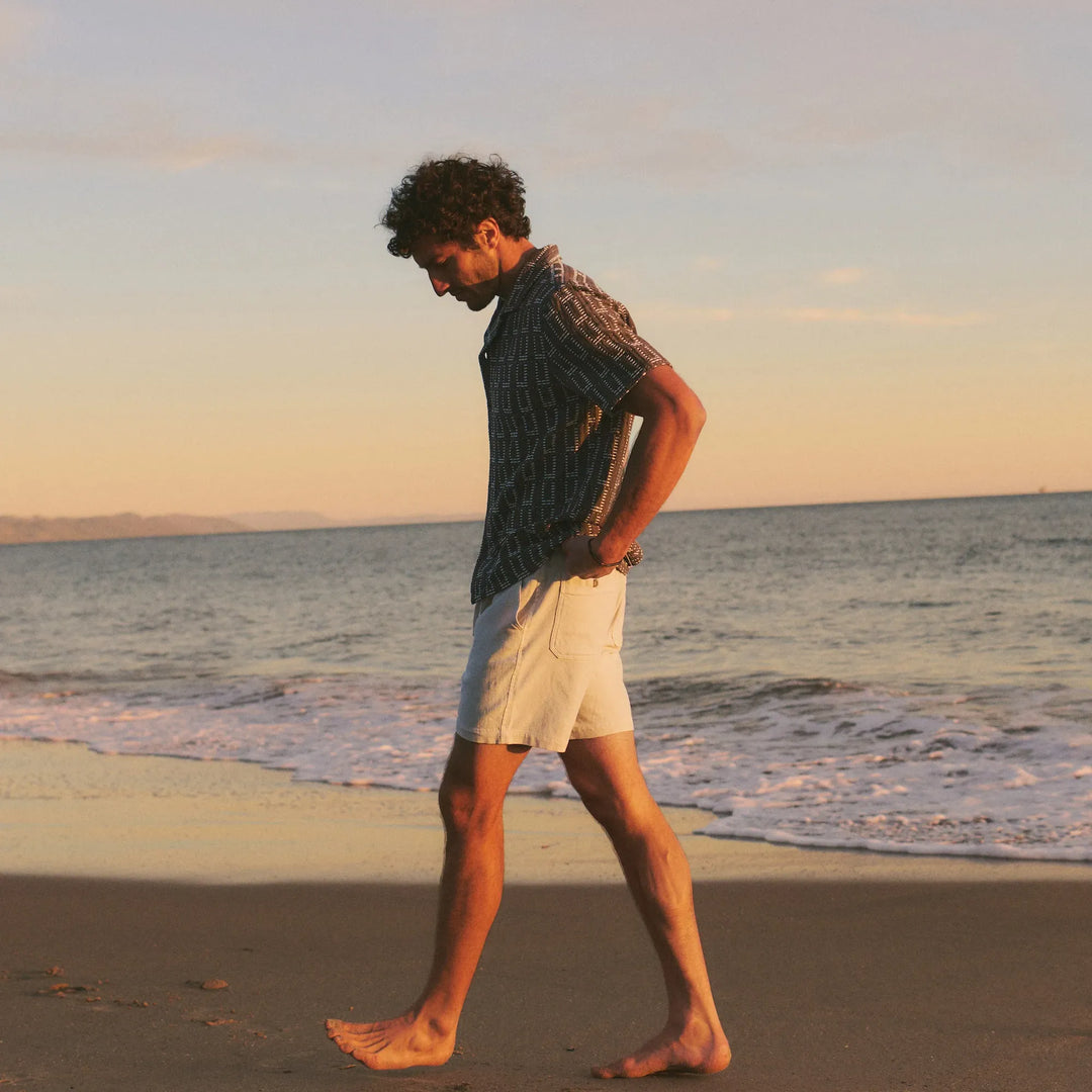 Dobby Resort Shirt | Brown