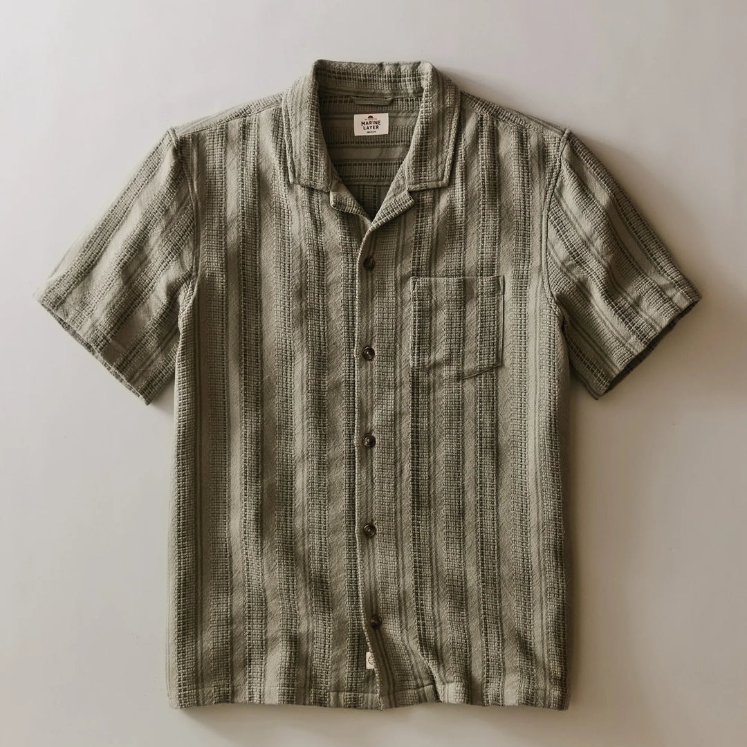 Dobby Resort Shirt | Olive