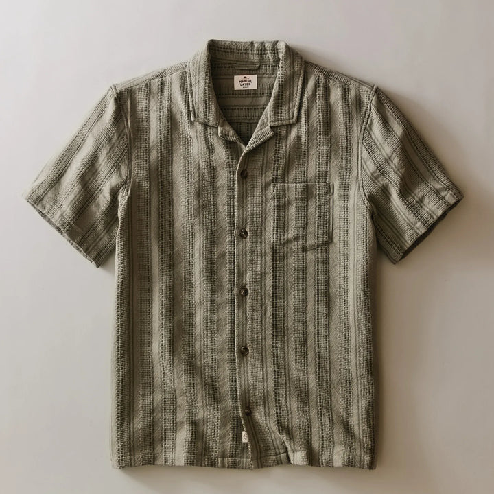 Dobby Resort Shirt | Olive