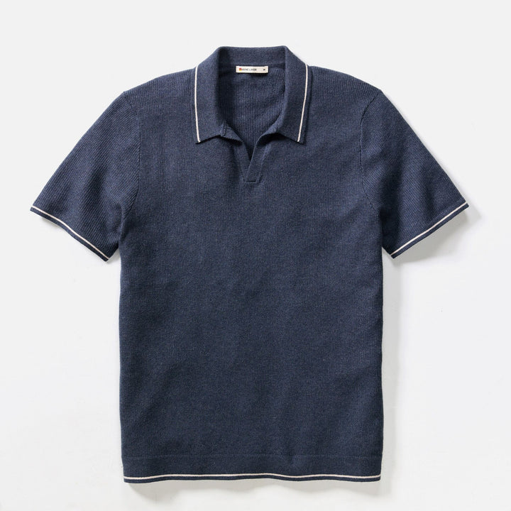 Liam Sweater Polo | Dark Indigo
