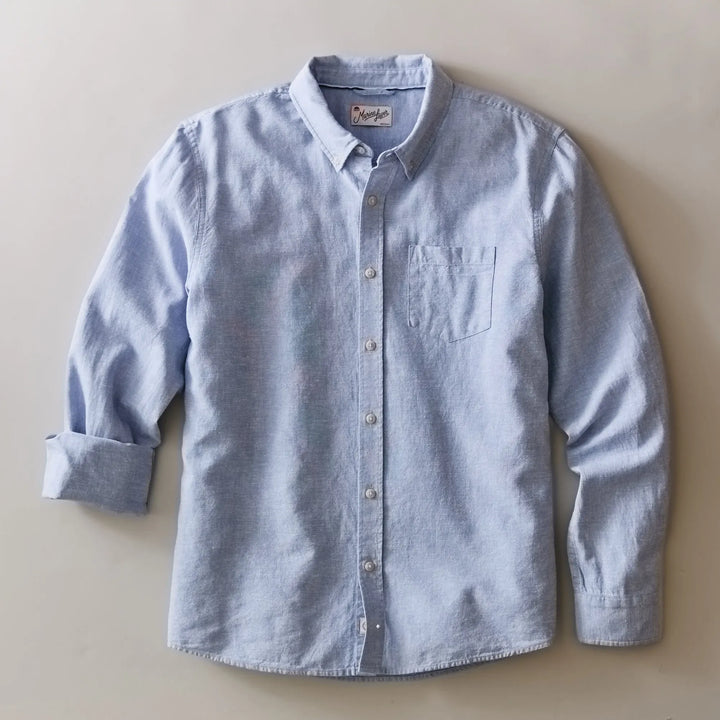 Better-Than-Linen Long Sleeve Shirt | Chambray