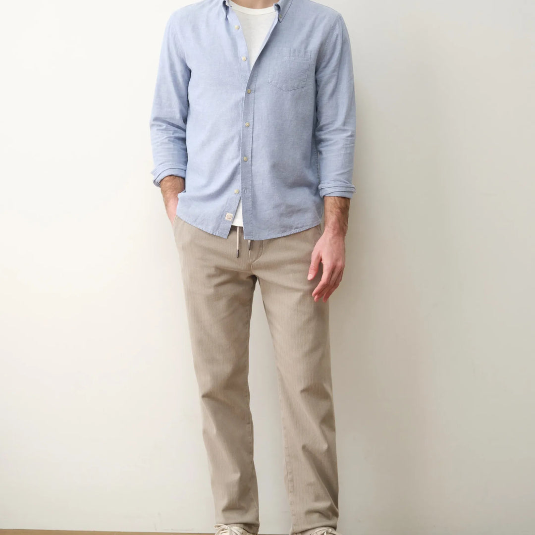 Better-Than-Linen Long Sleeve Shirt | Chambray