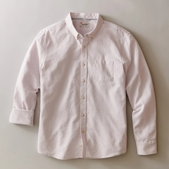 Better-Than-Linen Long Sleeve Shirt | Lavender Mist Stripe