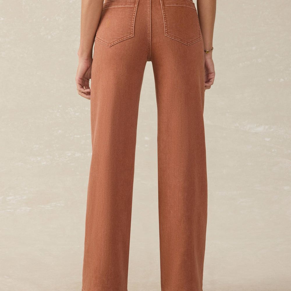 Stretch Terry Harbor Pant | Russet