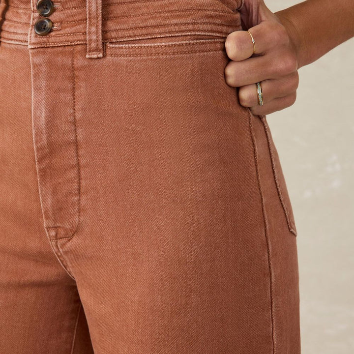 Stretch Terry Harbor Pant | Russet