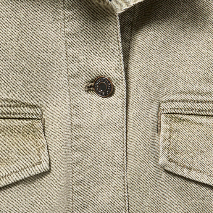 Sunwashed Denim Utility Jacket
