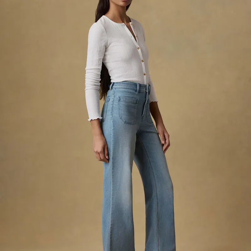 Stretch Terry Patch Pocket Pant | Eastern Shore Wash