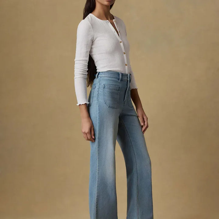 Stretch Terry Patch Pocket Pant | Eastern Shore Wash