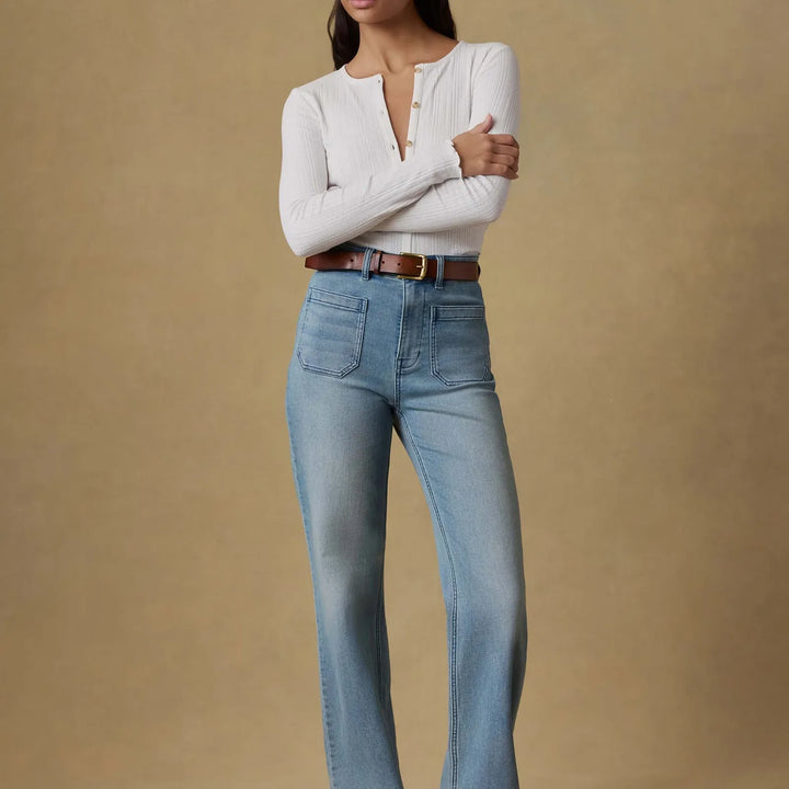 Stretch Terry Patch Pocket Pant | Eastern Shore Wash