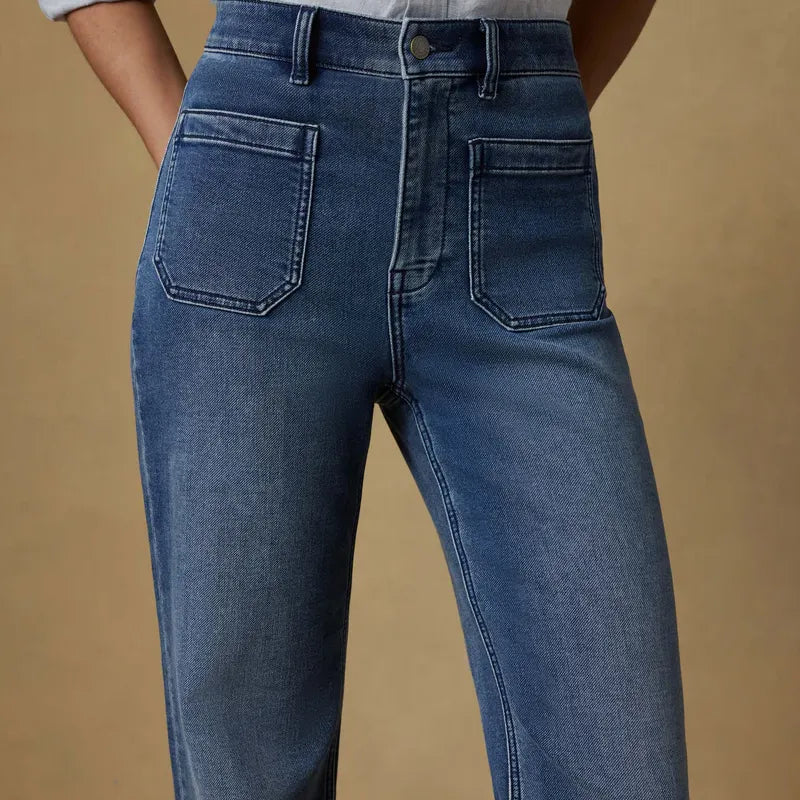 Stretch Terry Patch Pocket Pant | Riverton Wash