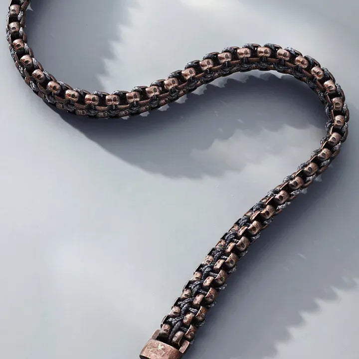 Catena Venetian 7mm Bracelet | Slate Gray/Bronze