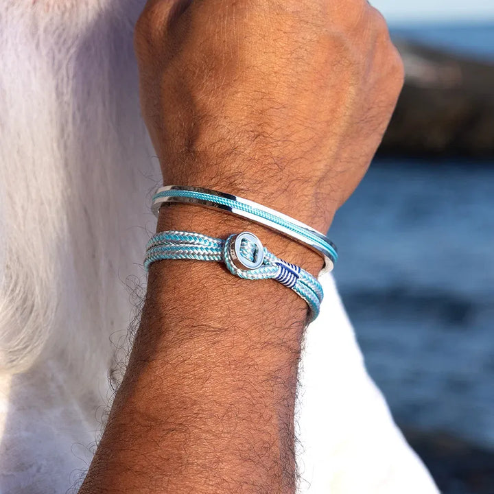Don Dino Bracelet | Summer Blue/Silver