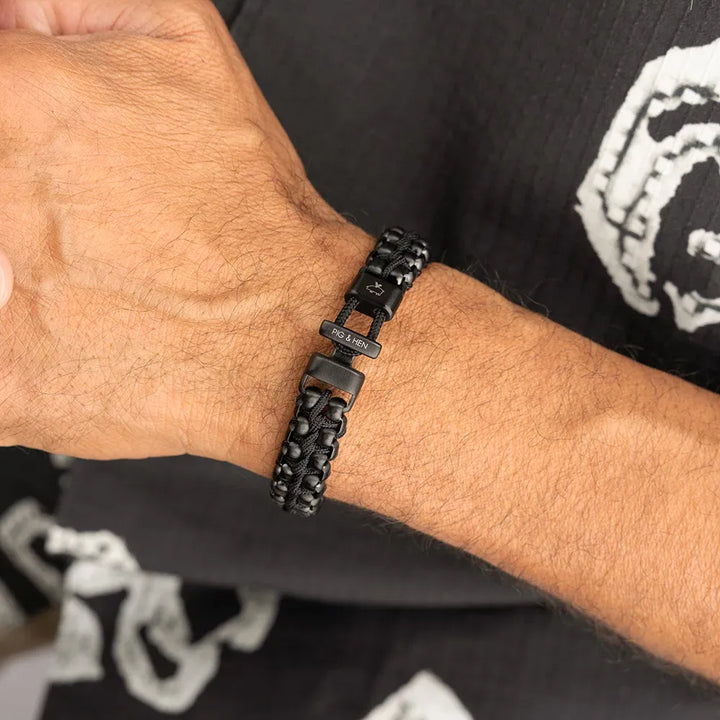 Catena Venetian DBL Bracelet | Black