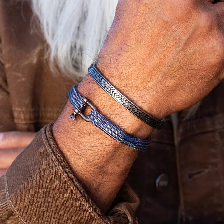 Vicious Vik Bracelet | Slate Gray/Bronze