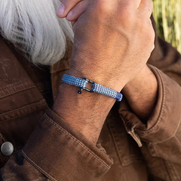 Vicious Vik Bracelet | Steel Blue/Slate Gray