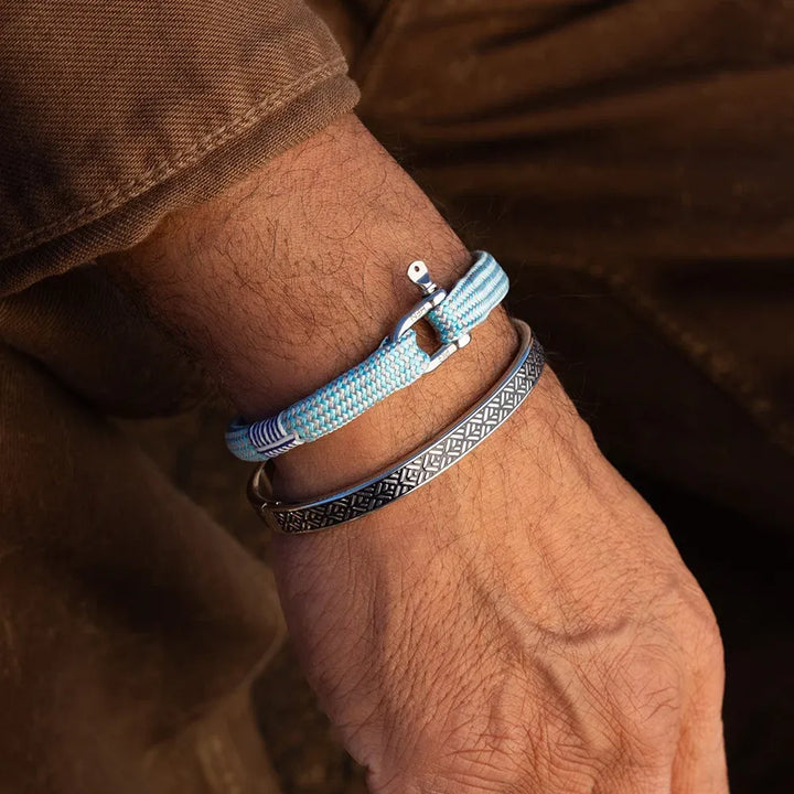 Vicious Vik Bracelet | Summer Blue/Stone Gray