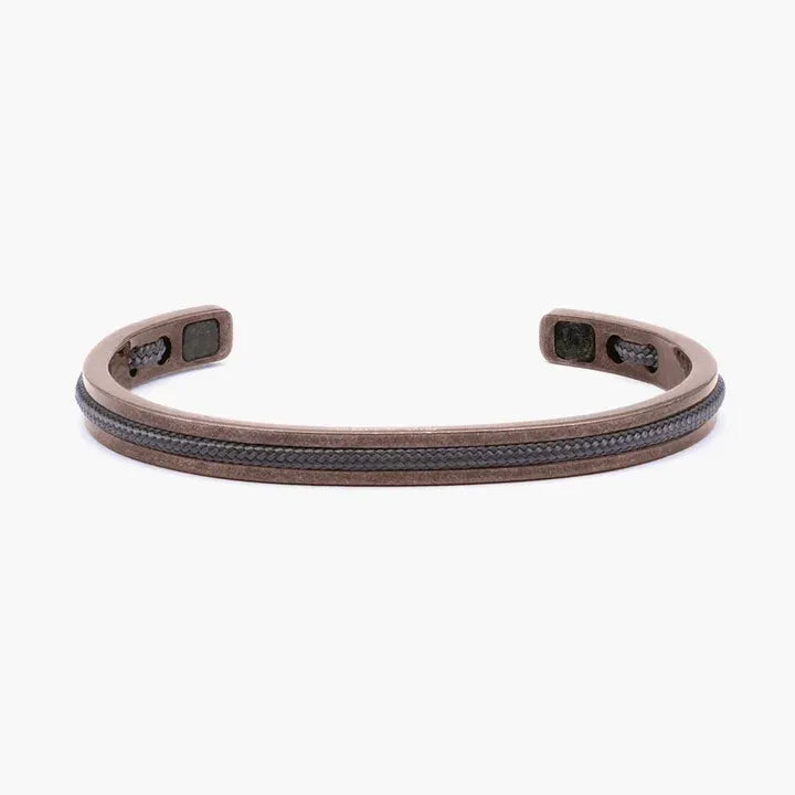 Navarch 6mm Bracelet | Slate Gray/Bronze