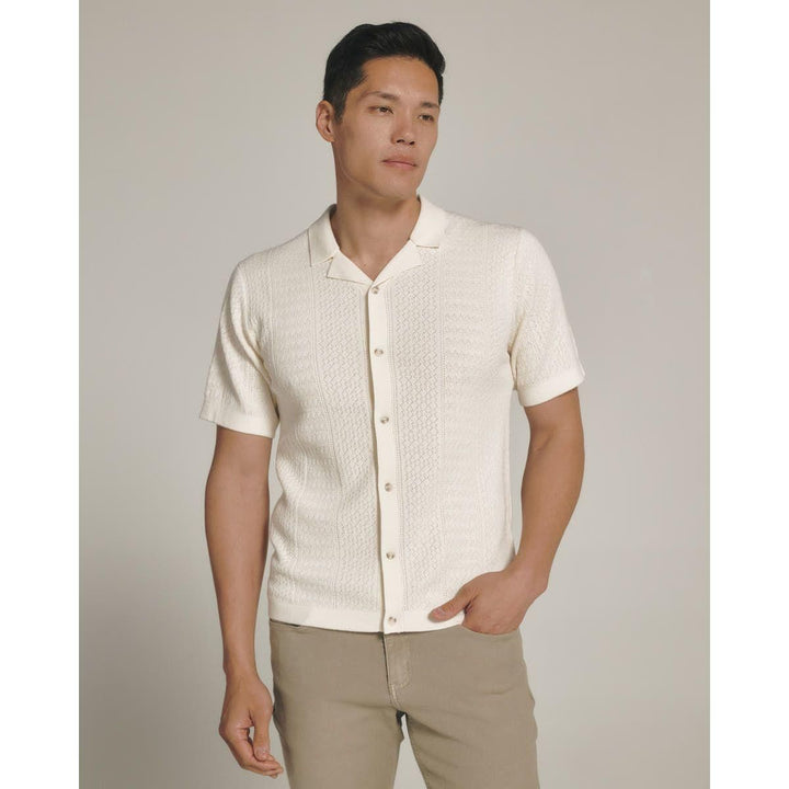 Jonas Button Down Sweater Polo | Natural