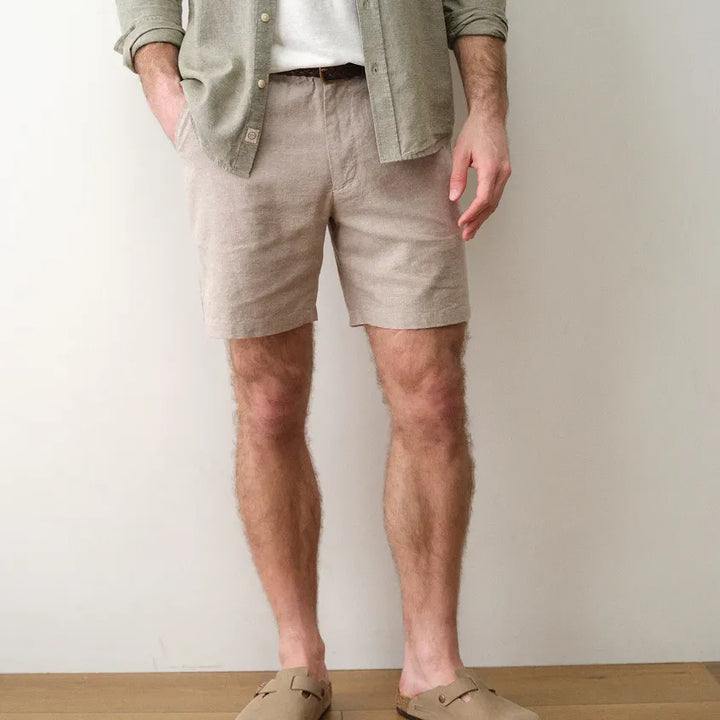 7" Saturday Hemp Chino Short | Taupe