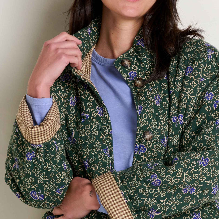 Manzana Quilted Jacket | Pasture Floral Print