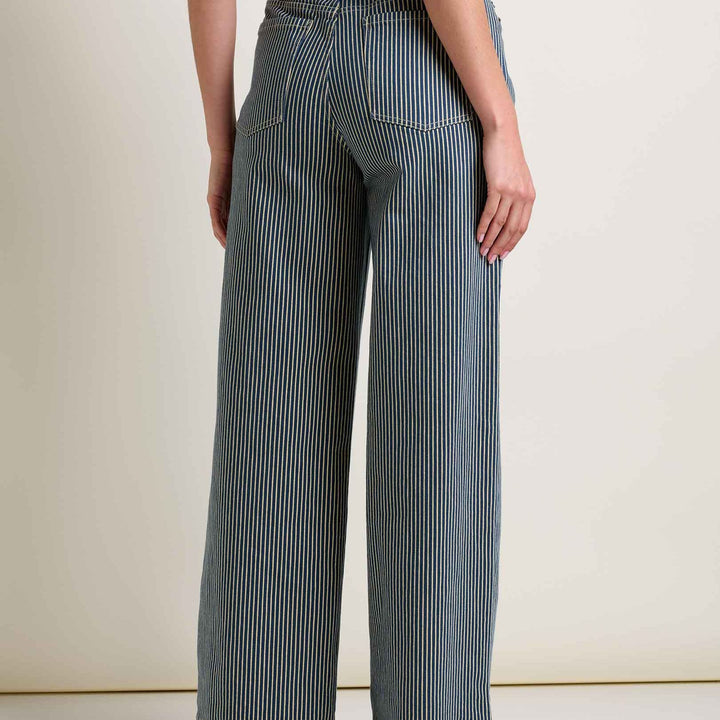 Balsam Wide Leg Pant | Midnight Stripe