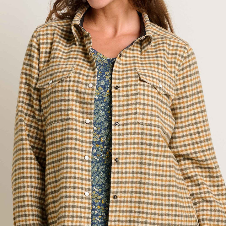 Folk Yeah Shirt Jacket | Kelp