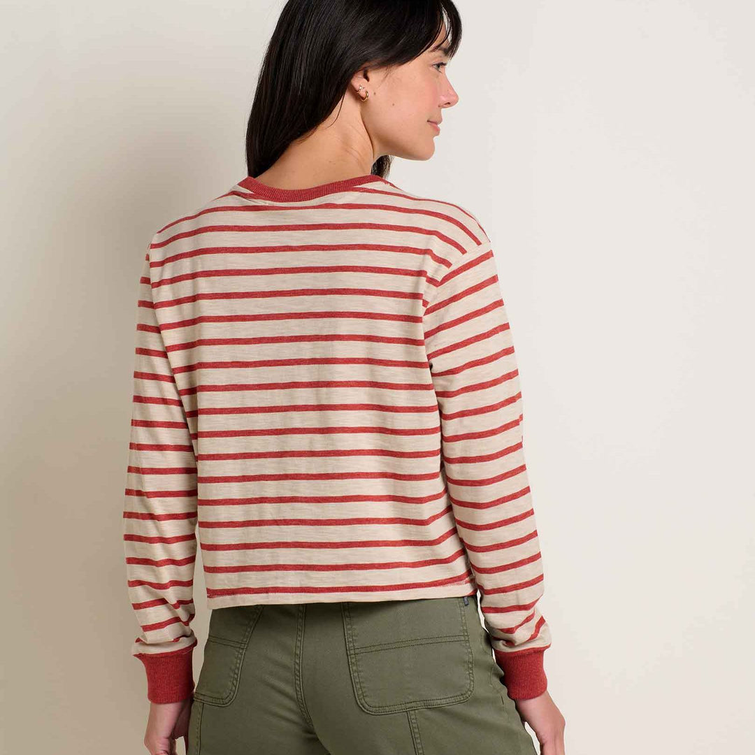 Boundless Jersey Long Sleeve | Campfire Stripe