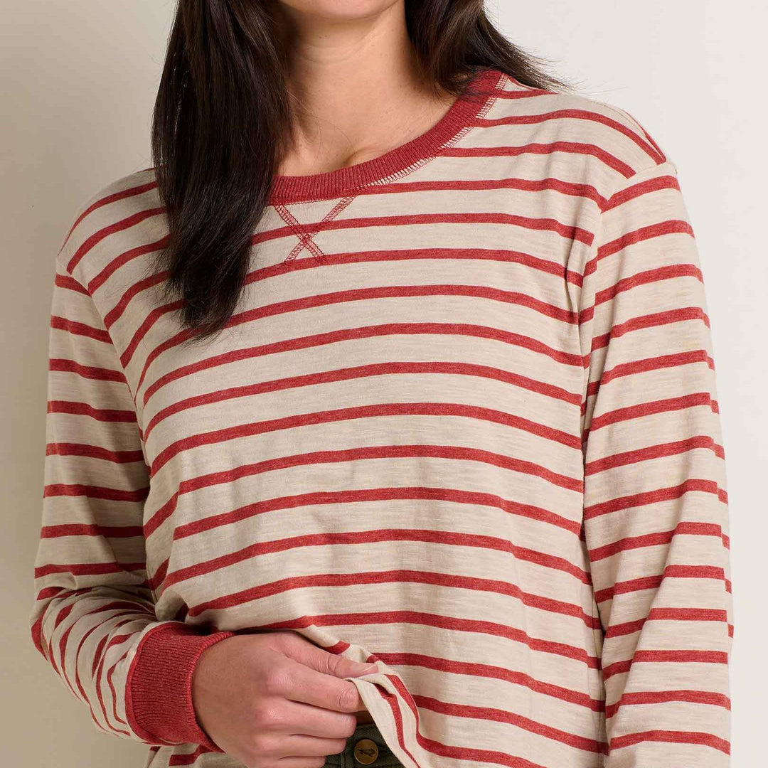 Boundless Jersey Long Sleeve | Campfire Stripe