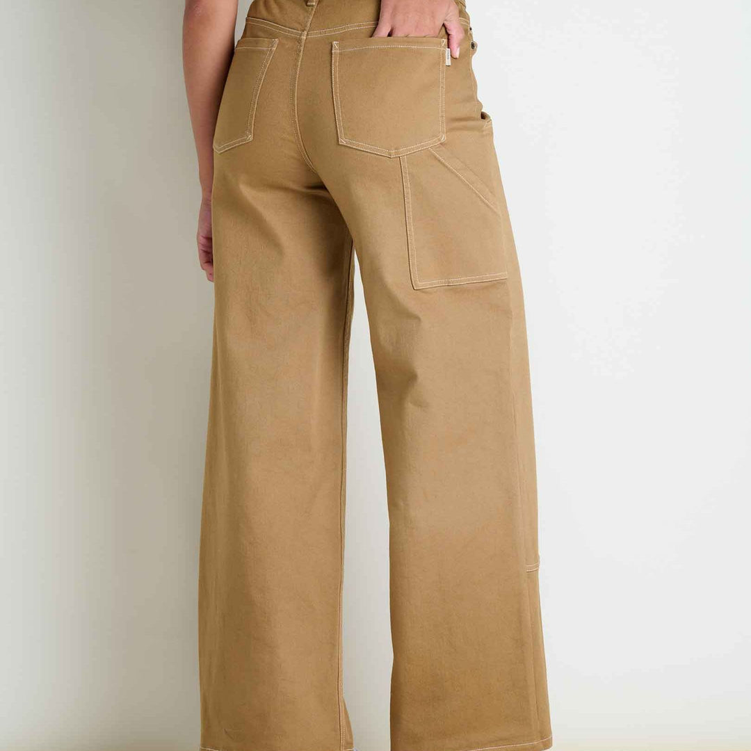 Basalm Wide Leg Utility Pant | Honey Brown