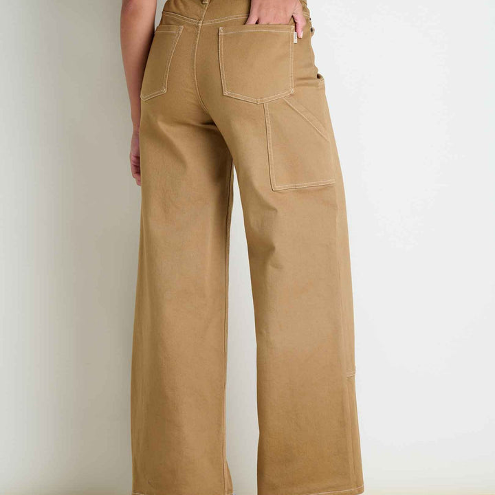 Basalm Wide Leg Utility Pant | Honey Brown