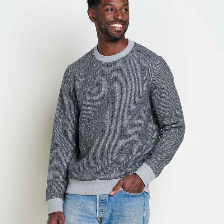 Kennicott Crew | Heather Grey Twill