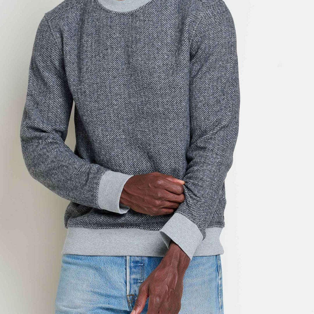 Kennicott Crew | Heather Grey Twill