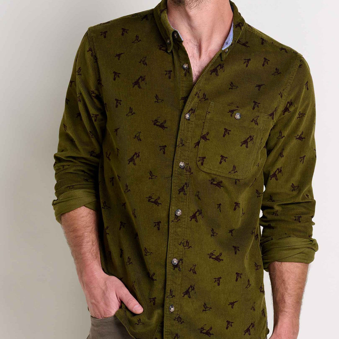 Men's Scouter Cord | Fir Bird Print