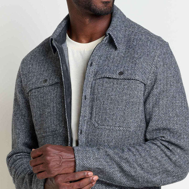 Kennicott Shirt Jacket | Heather Grey Twill