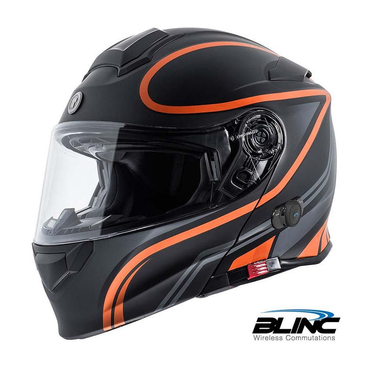 T-28 Bluetooth Helmet | Vapor Orange