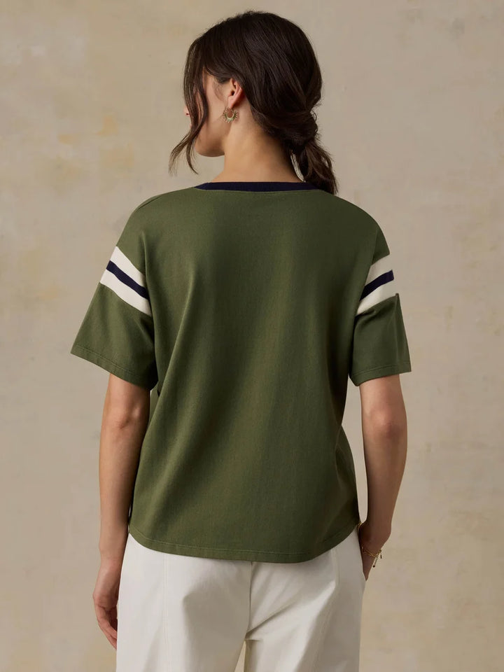 Sport Jersey Throwback Tee | Clover Varsity