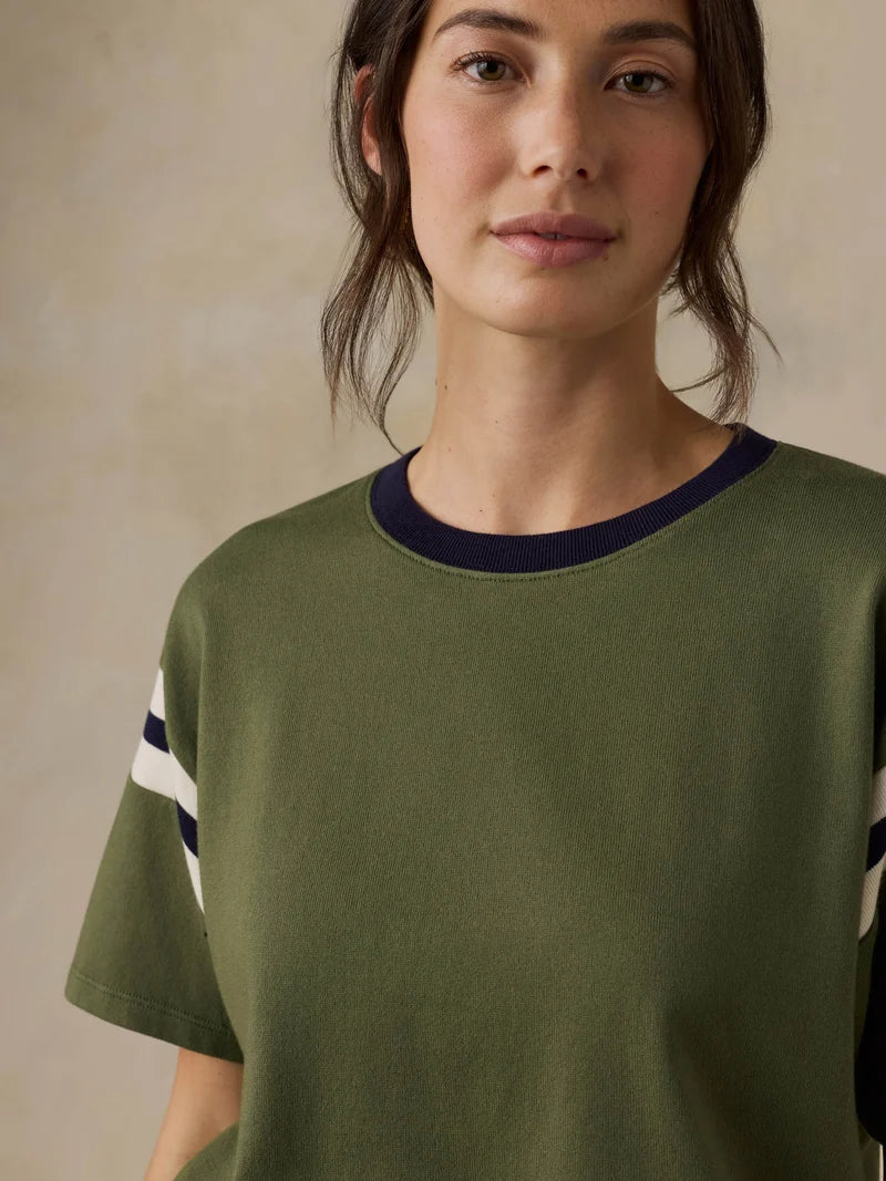 Sport Jersey Throwback Tee | Clover Varsity