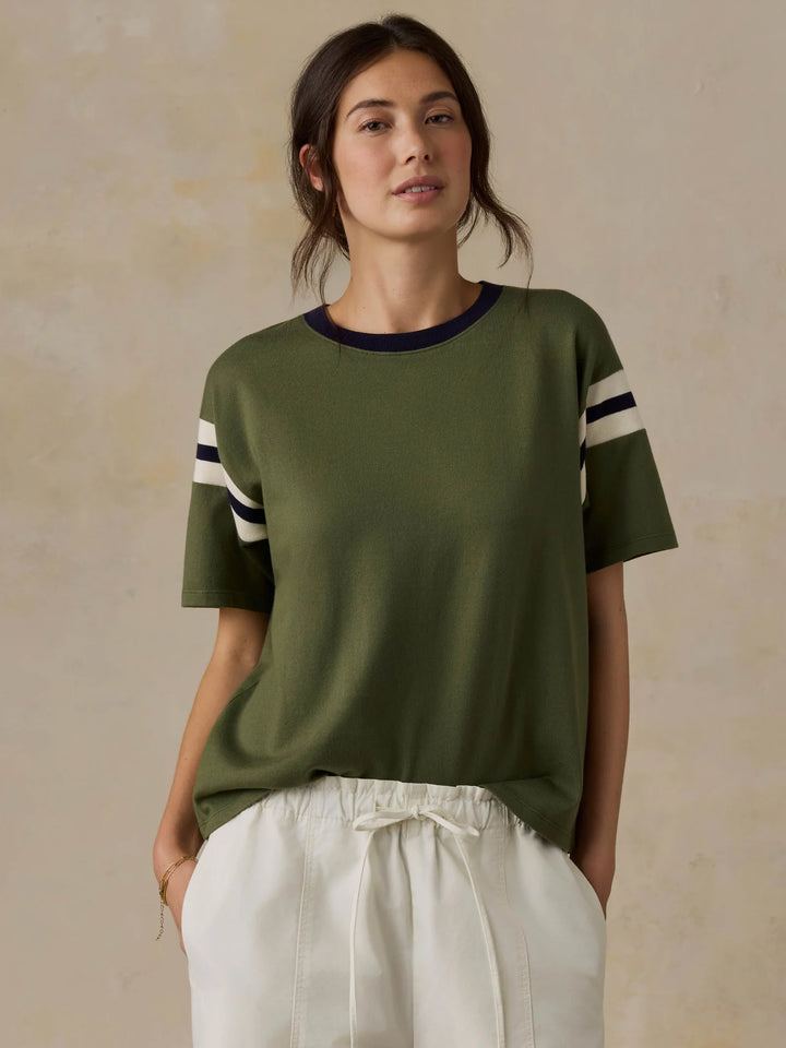Sport Jersey Throwback Tee | Clover Varsity