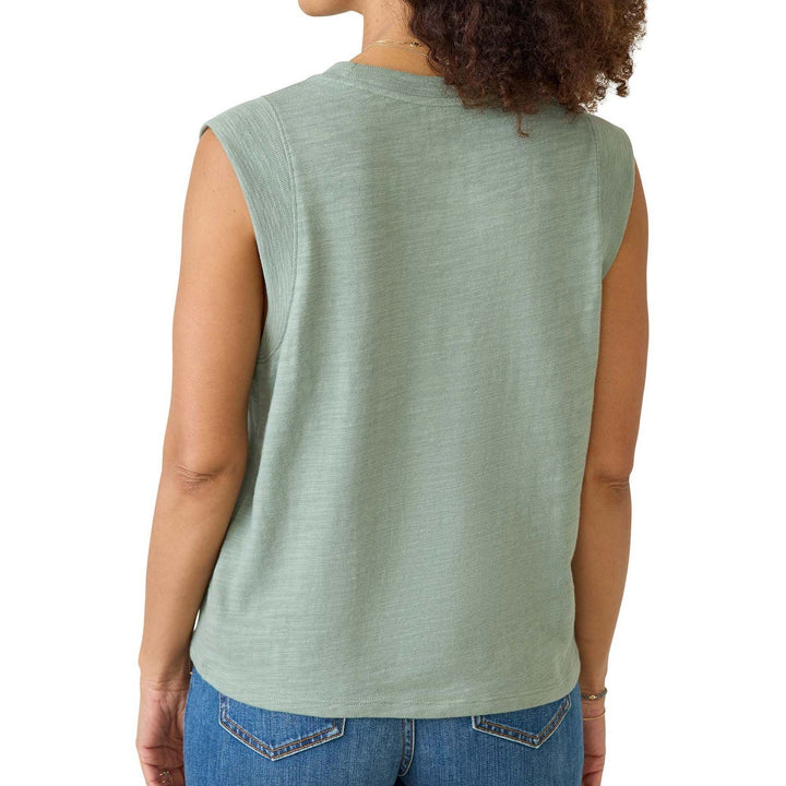 Sunwashed Slub Muscle Tank | Sage Creek