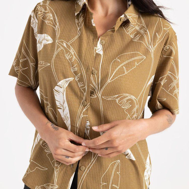 Bless Up Breathable Stretch Shirt | Woodland