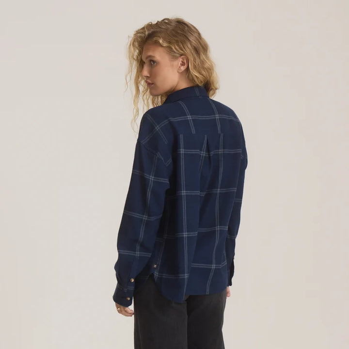 Amberley Light Flannel | Deep Navy