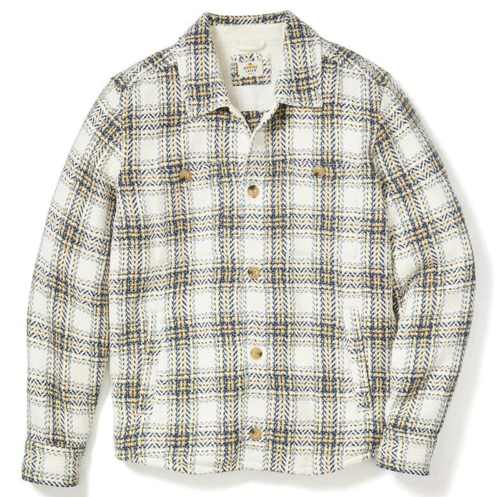 Max Twill Overshirt | Blue Plaid