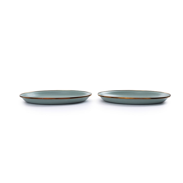 Enamel Deep Plate | Eggshell