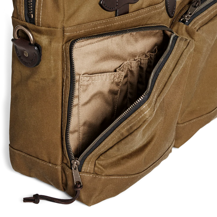 24 Hour Tin Briefcase | Dark Tan